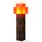Minecraft Redstone Torch Lamp LED Mood Light Replica | 12.6 Inches